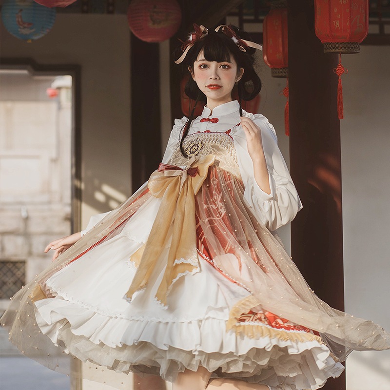 漢要素年越しのキャミソールワンピース ロリータワンピース
