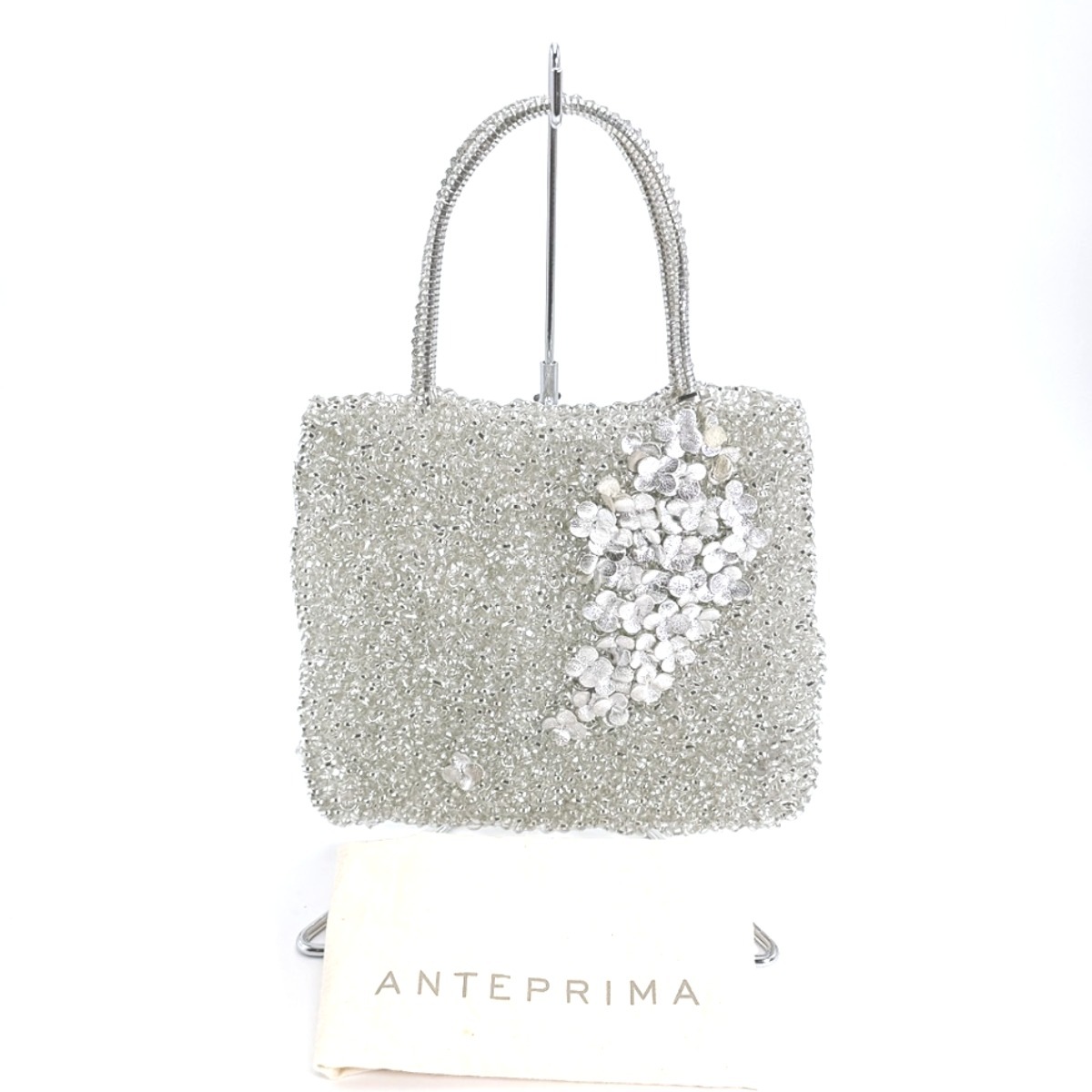 結婚式 パーティー ワイヤーバッグ シルバー