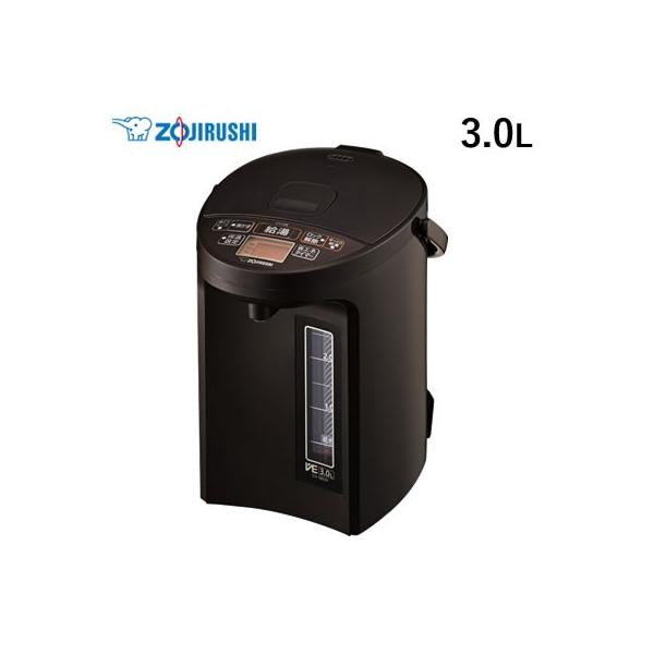 象印 3.0L 電気ポット マイコン沸とう VE電気まほうびん 優湯生 CV-GB30-TA ブラウン【送料無料】