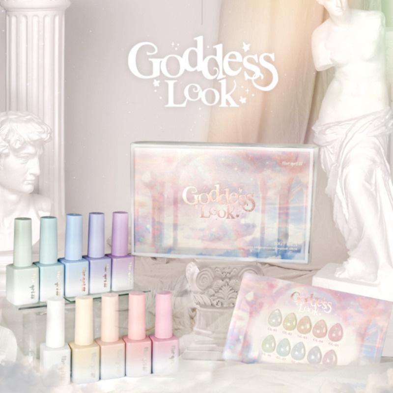 THE GEL# / Goddess Look 10 set / Non-wife / syrup gel / glitter gel / Nail