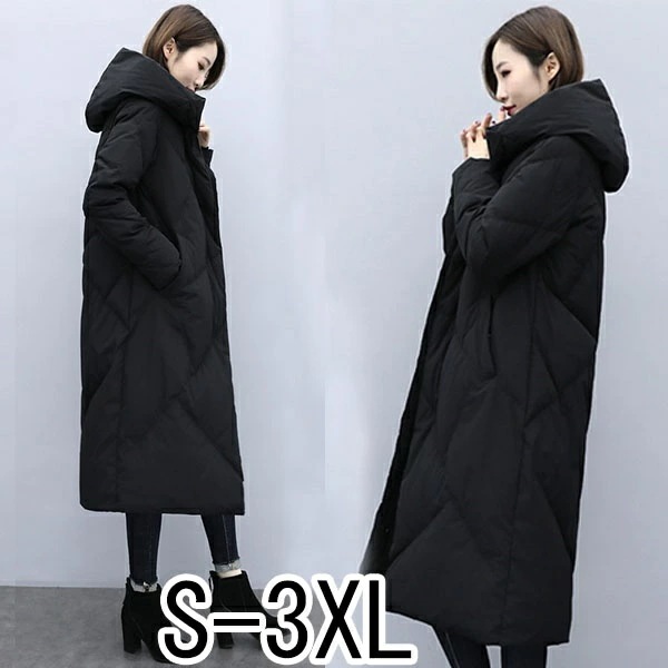 ダウンコート 90％ダウン レディース ロング ベンチコート フード アウター ジャケット 大きいサイズ ダウンジャケット シンプル 冬服 柔らかい 無地 ロングコート 暖かい 大きいサイズ 防寒性抜