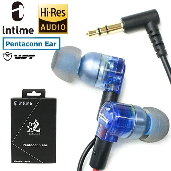 1年保証 イヤホン 有線 ハイレゾ 煌Mark2 Type-P 煌 KIRA イヤフォン カナル型 ハイブリッド型 リケーブル Pentaconn Ear 高音質 日本製 オーツェイド O2aid