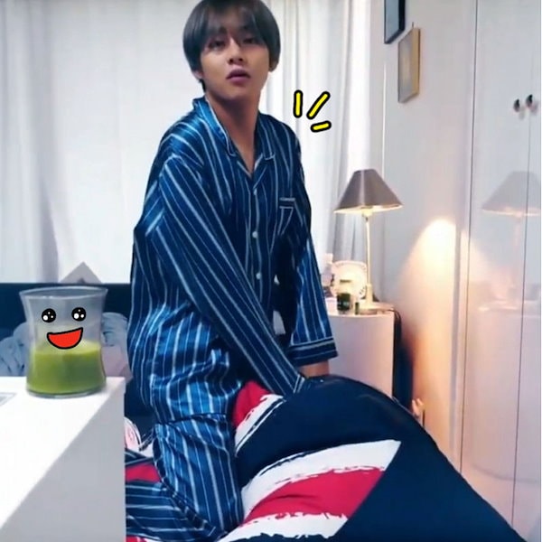 BTS V テテ着用 パジャマ 着用 キム テヒョンルームウェア