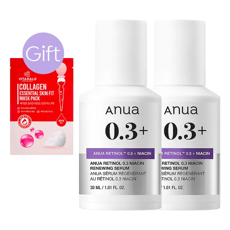 【正規品】ナノレチノール 0.3 ナイアシン リニューイング セラム アンプル 30ml (2個)