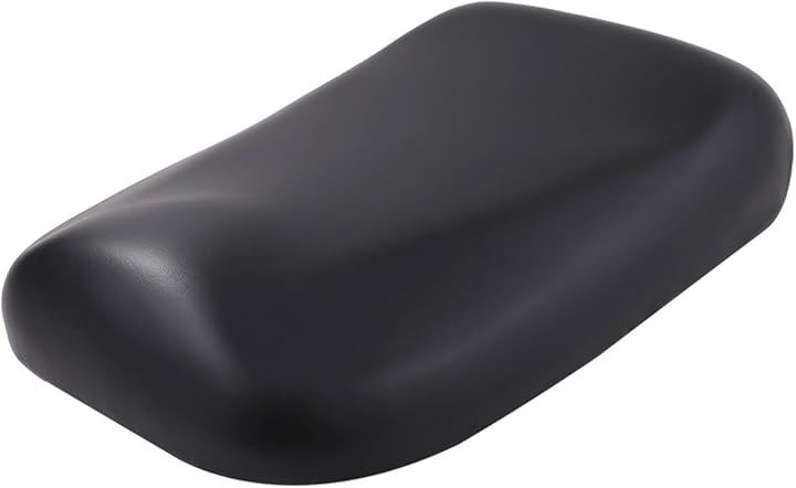 互換品ホンダ 用 ズーマー AF58 ベース付き シート 本体 外装 補修 バイク カスタム パーツ 社外品(ブラック)