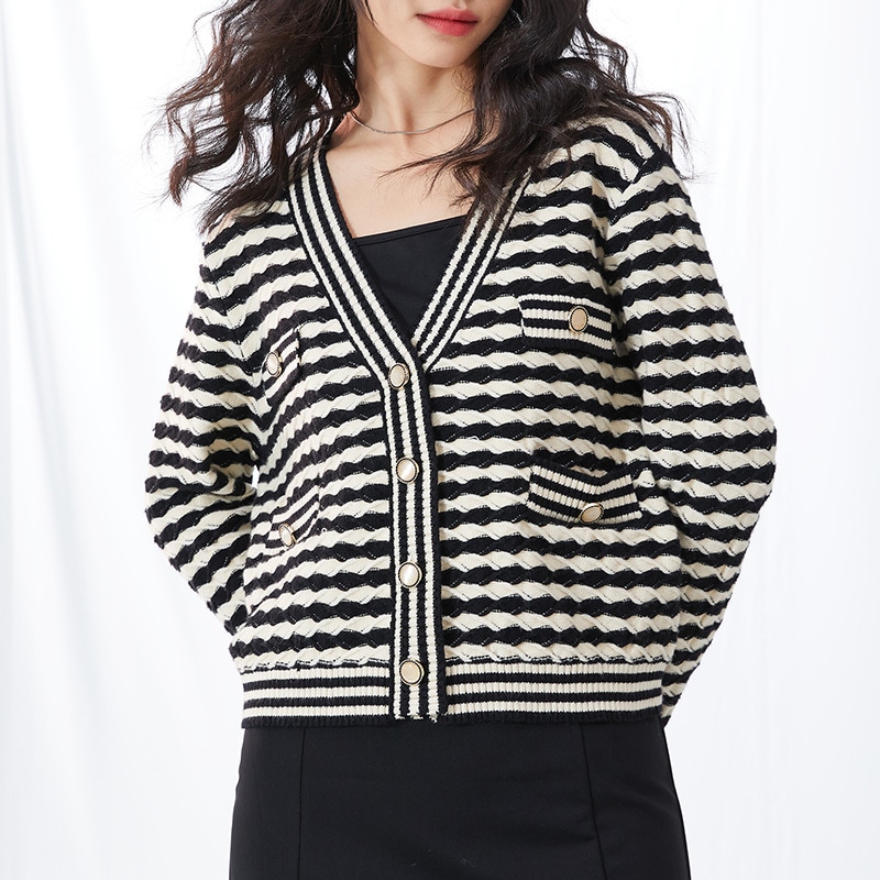 個性的 アウター セーター カーディガン 袖あり 長袖 Vネック 襟なし 前開き ポリエステル ニット ナイロン レーヨン かわいい 大人可愛い カジュアル 大人 おしゃれ お洒落 大人女子 こなれ感