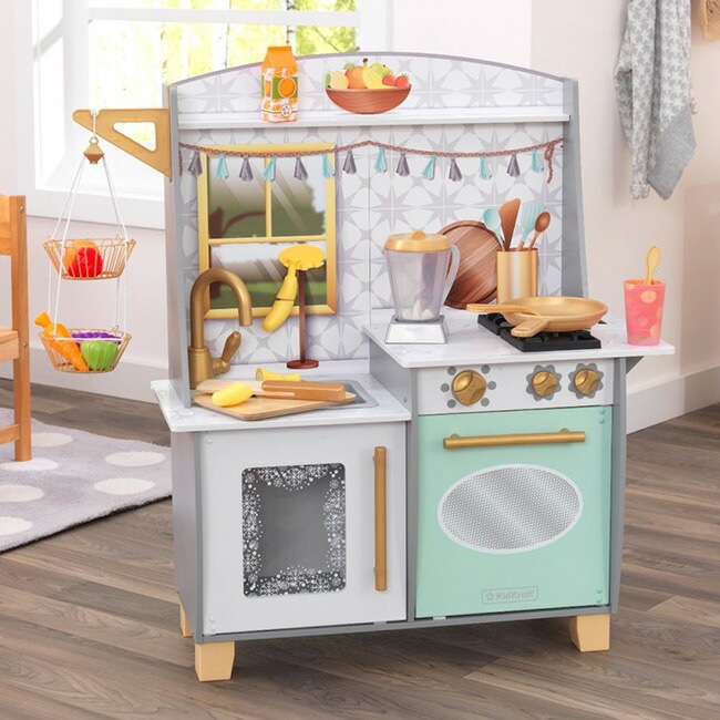 本格キッチンでリアルおままごと キッドクラフト(KidKraft) フレッシュスムージー プレイキッチン お客様組立商品 20071 コストコ(22y2m)コストコ
