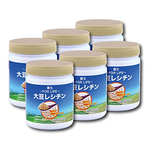 豊生 大豆レシチン 200g 6個セット