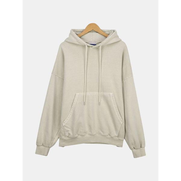 男性 デイリー ルーズフィット ピグメント テリー フード付きTシャツ SPT103_P388682116