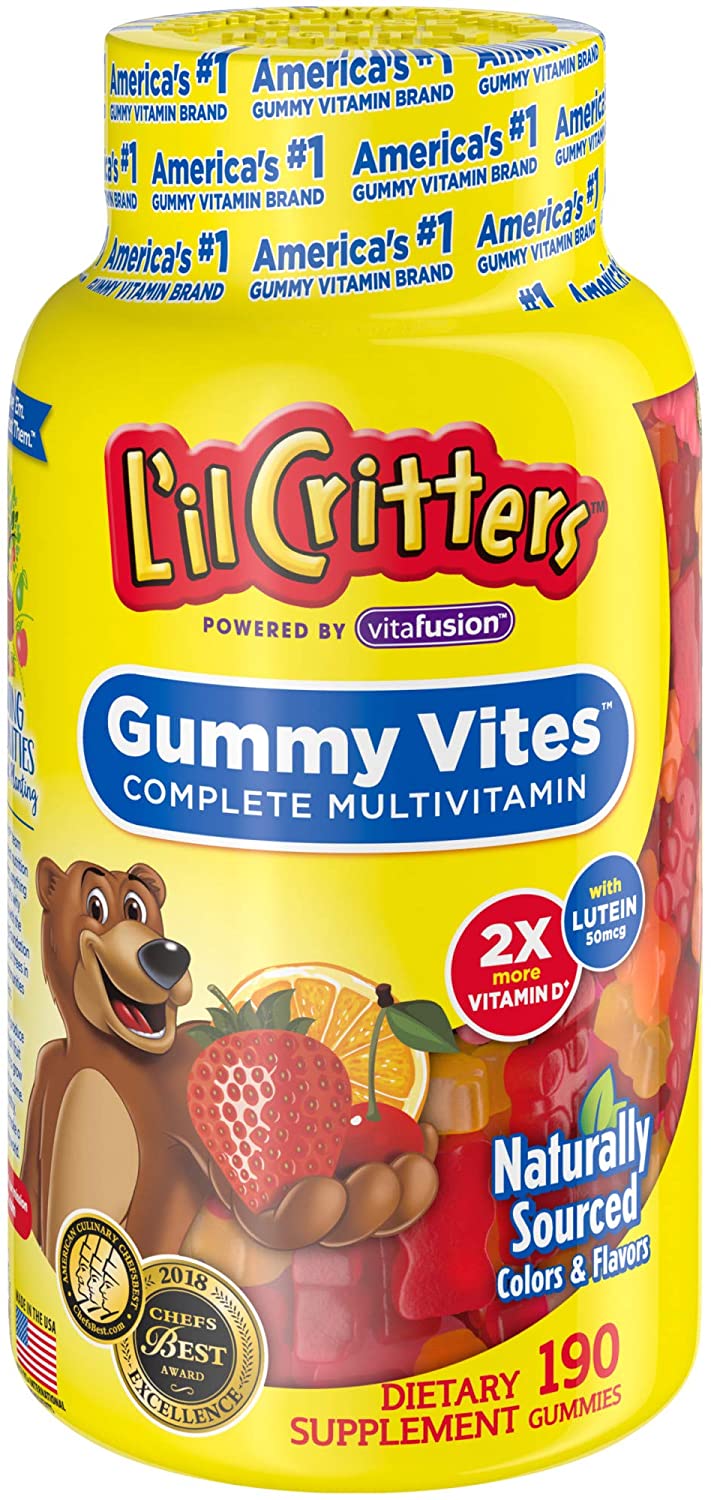 [アメリカ無料直送] [プレミアム商品][満足度上位]Lil Critters Gummy Vite