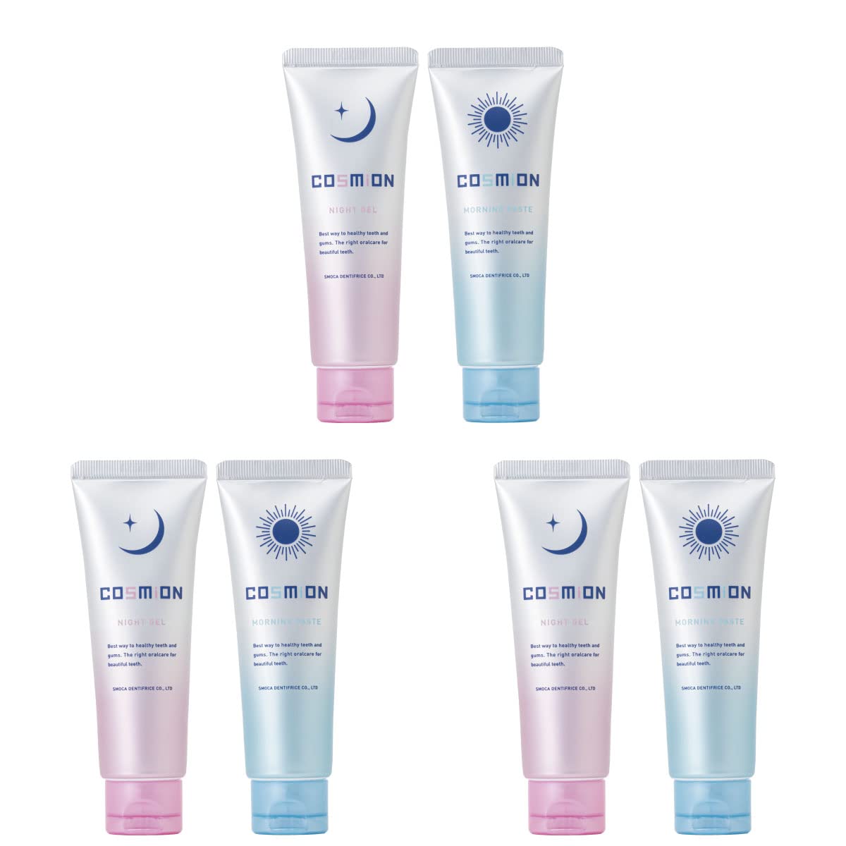 全国送料無料！ COSMION(コスミオン) 【医薬部外品】COSMION 歯のコンプリートセット 100g 70g ×3セット 6個アソート