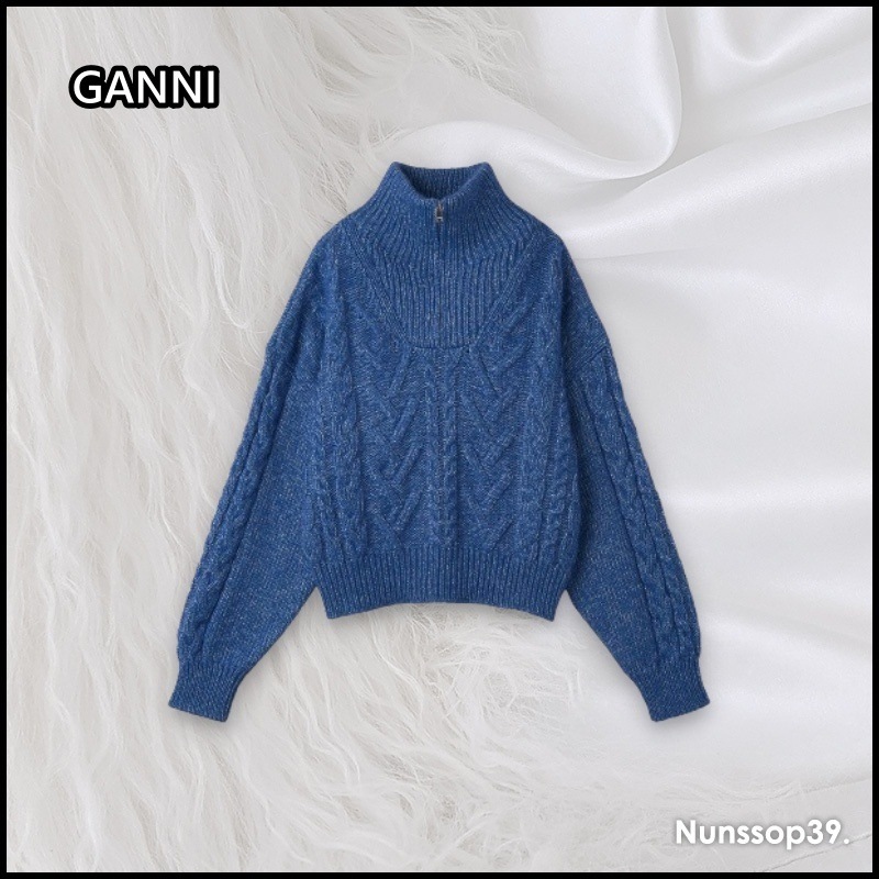 GANNI K1771 578 ジャンキー ケーブル ニット