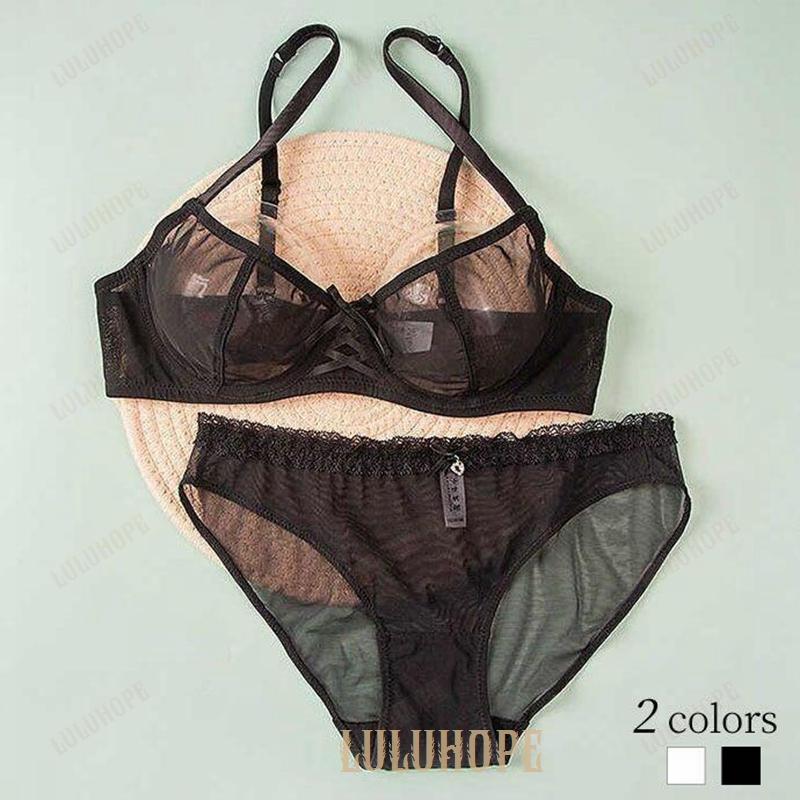【新品/数量限定/セール】シースルー レース ブラジャー ショーツセット レディース インナー シースルー ブラジャー ノンパテッドブラ 透け透け 美胸ブラ 下着 エロい 4,935円