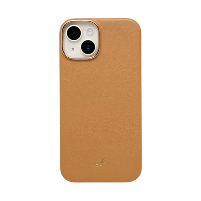 HAMEE　［iPhone 14/13専用］salisty noble MagSafe対応 レザーハードケース キャメル　669-964460