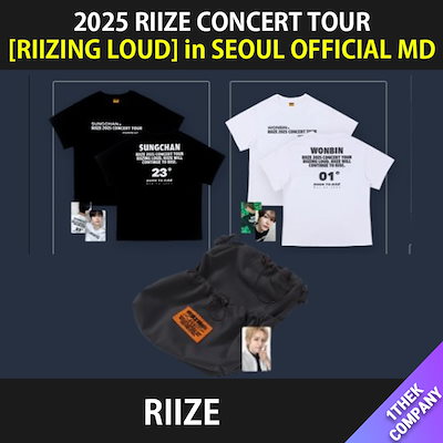 RIIZE LOUD ソウルコン Tシャツ 黒 ソンチャン トレカセット RIIZE LOUD ソウルコン Tシャツ 黒 ソンチャン トレカセットの