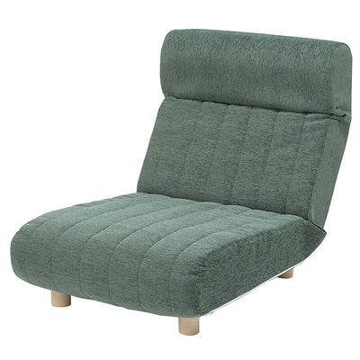 低反発ハイバックローソファー ファビオ 1人掛け 71500018-GN グリーン マストバイ