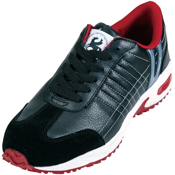 日進ゴム #206 ブラック 24.5 ハイパーVプロテクティブスニーカー