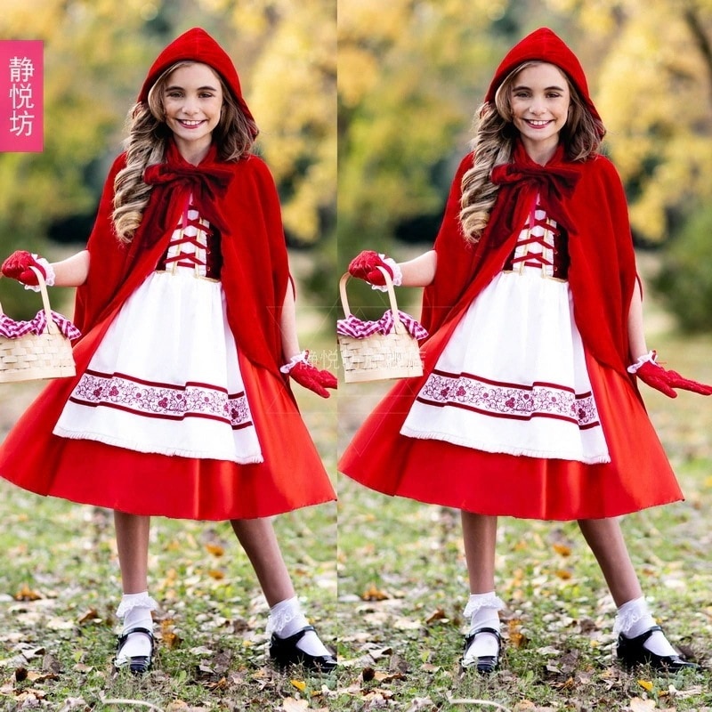 子供服女の子赤ずきん欧米ステージ衣装マント魔女衣装マント