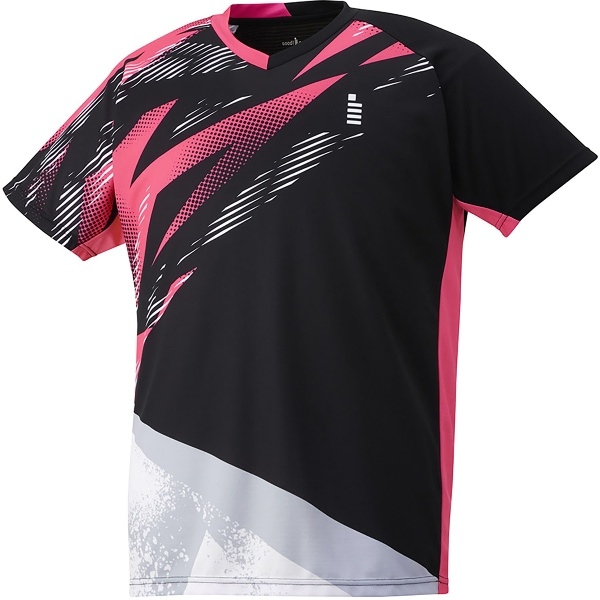 GOSEN ゴーセン ゲームシャツ ブラック 140 テニス ゲームシャツ T2402-39 半袖