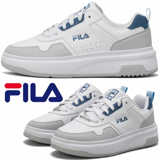 フィラ スニーカー レディース Aぇ! group 末澤 誠也 着用モデル 白 靴 FILA WFW24003 148 ホワイト/リリーホワイト/クリアブルー アーケード EVO