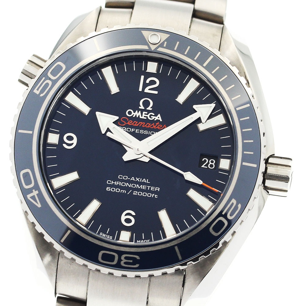 オメガ OMEGA 232.90.42.21.03.001 シーマスター プラネットオーシャン 600M デイト 自動巻き メンズ _884154【中古】