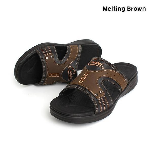 カジュアルデイリーメンズクッションスリッパ 2color