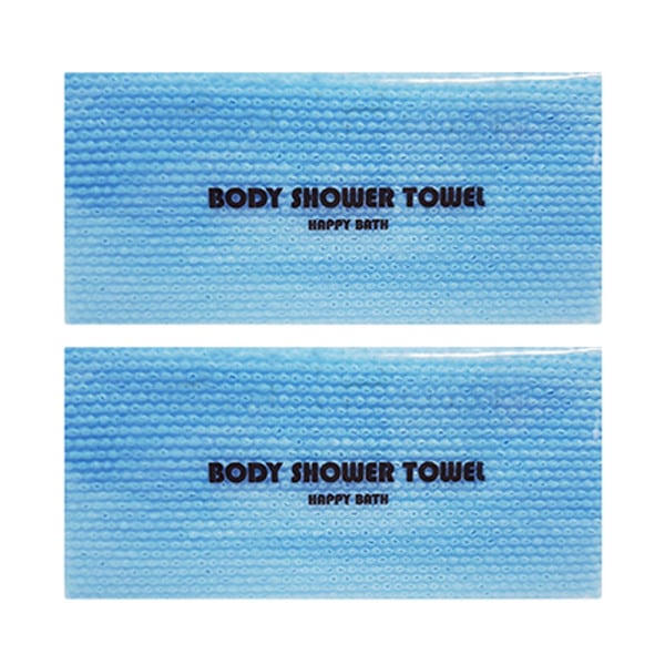 使い捨て シャワータオル ブルー(ビニール包装) 500個 使い捨てシャワータオル 7,469円