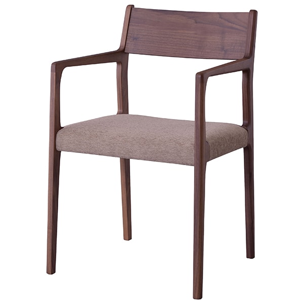 JPC-122WAL ブラウン アームチェア メーカー直送