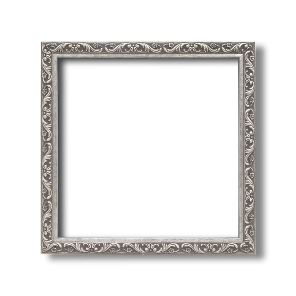 角額正方形額深みのある額壁掛けひもアクリル付8201 300角（300300mm）シルバー