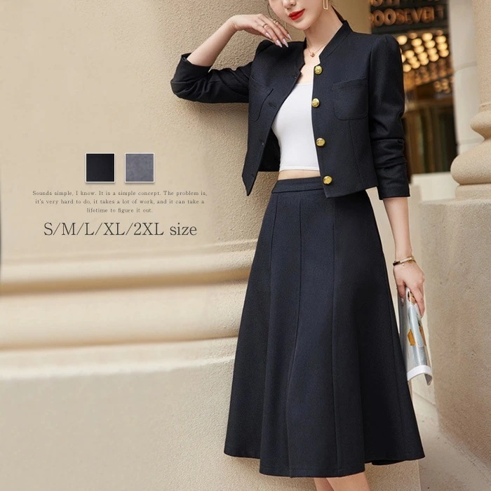 スーツ レディース スーツセット フレアスカート ビジネススーツ スカートスーツ 上下セット フォーマル 上品 入学式 洗える ジャケット スカート きれいめ 2点セット スカートドレス オフィス 長