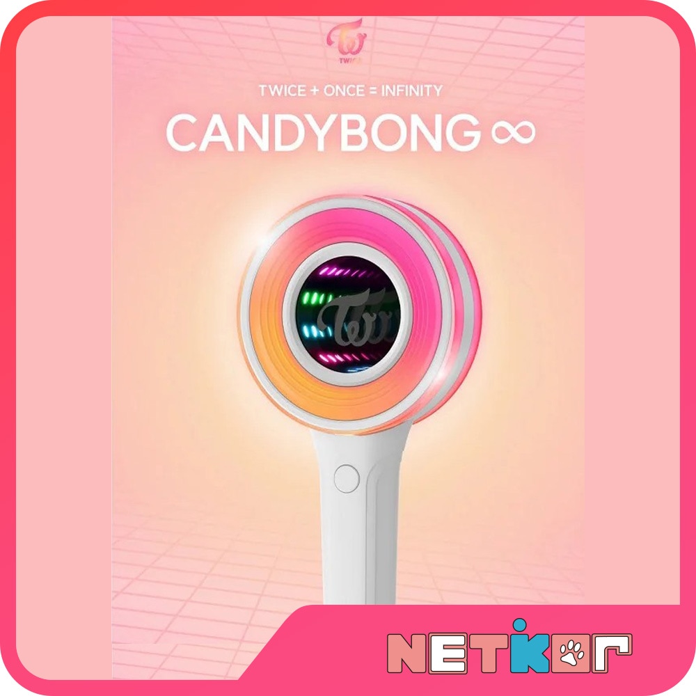 TWICE OFFICIAL LIGHT STICK CANDY BONG Ver.3 公式ペンライト FANLIGHT 当店特典 トゥワイス
