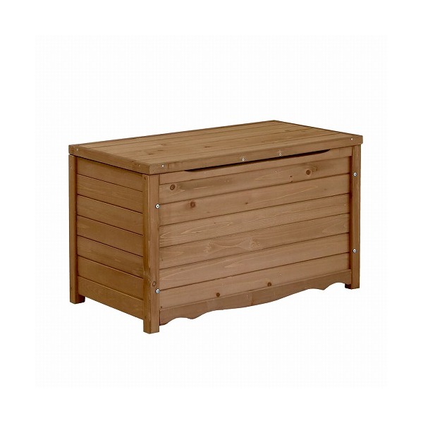 住まいスタイル 天然木製ボックスベンチ 幅86 ライトブラウン BB-T86LBR メーカー直送