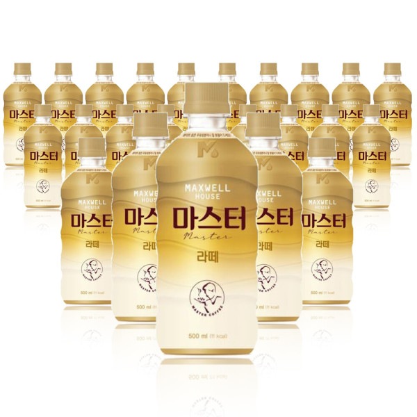 マックスウェルハウス マスターラテ 500ml X24個入りクーポン価格24400ウォン~