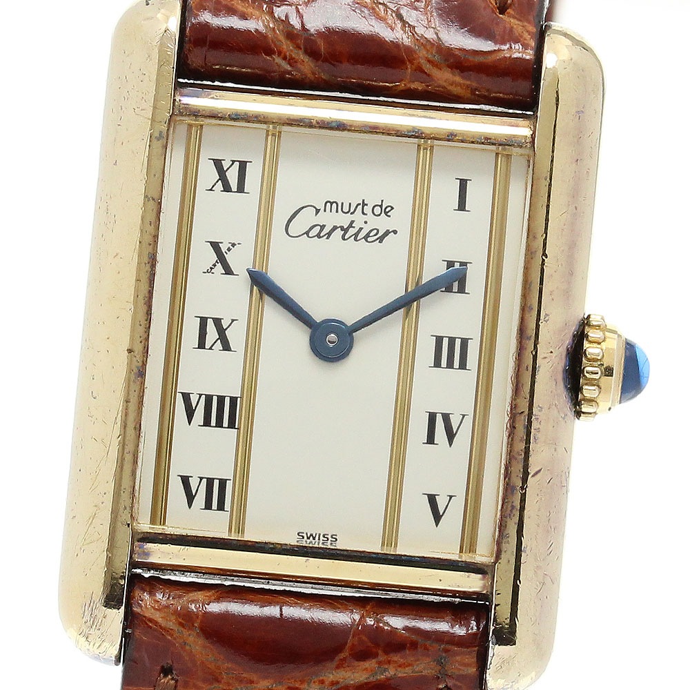 カルティエ CARTIER W1003053 マストタンクSM クォーツ レディース _836859【中古】