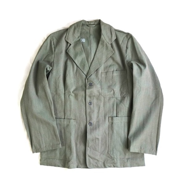 スェーデン プズナー ジャケット 52 L コットン 未使用 デッドストック プリズナージャケット ミリタリーウェア 軍モノ