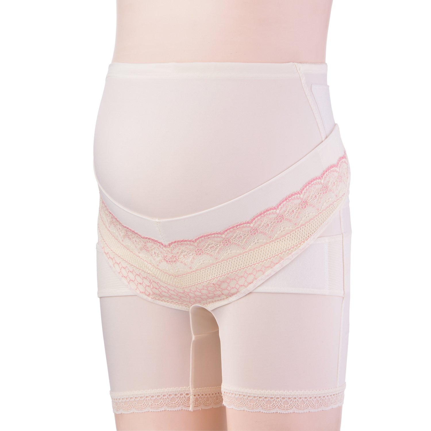 犬印本舗 オールインワンマタニティパンツ M シャンパンベージュ HB8392
