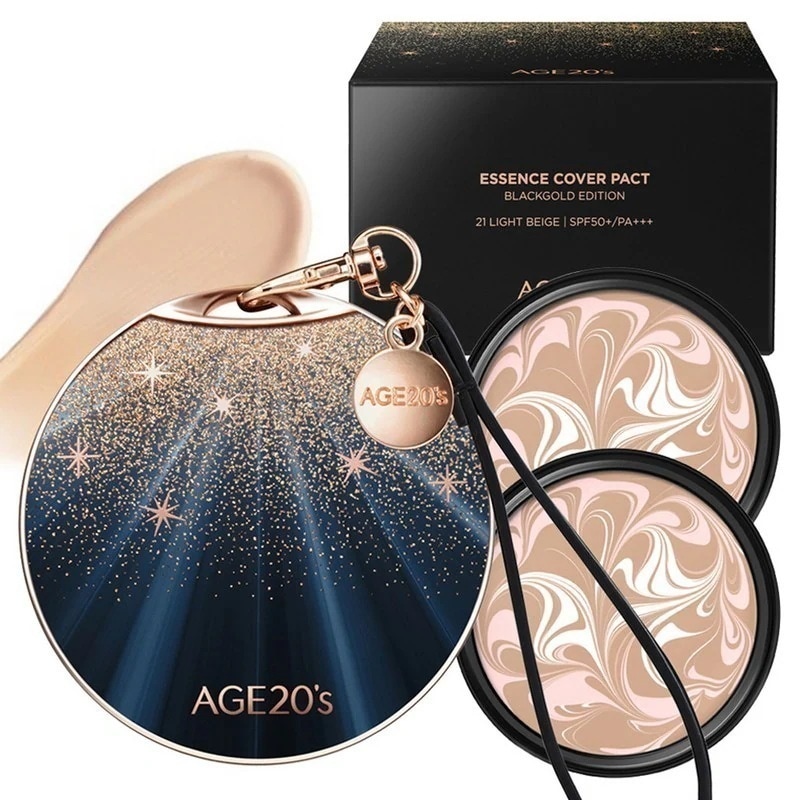 ブラックゴールドエディションファクトケース+ リフィル 14g 2p 21号ライトベージュ