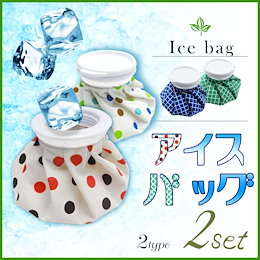 ハンディーアイスバッグ 2個セット アイシングバッグ ICE BAG 水枕 氷枕 氷嚢 氷のう 小さい 応急措置 冷やす クールダウン 冷却グッズ 熱冷まし 熱さまし