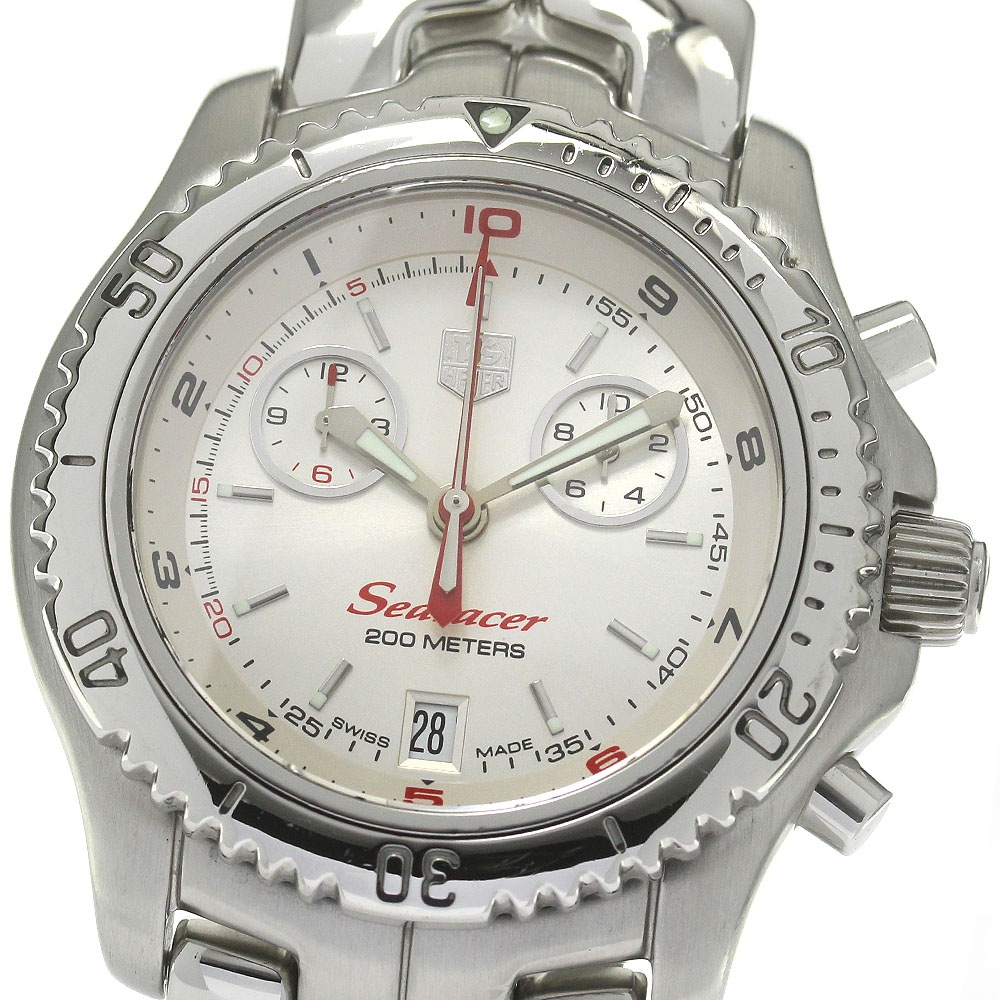 タグホイヤー TAG HEUER CT1114 リンク シーレーサー クロノグラフ クォーツ メンズ 良品 _846907【中古】