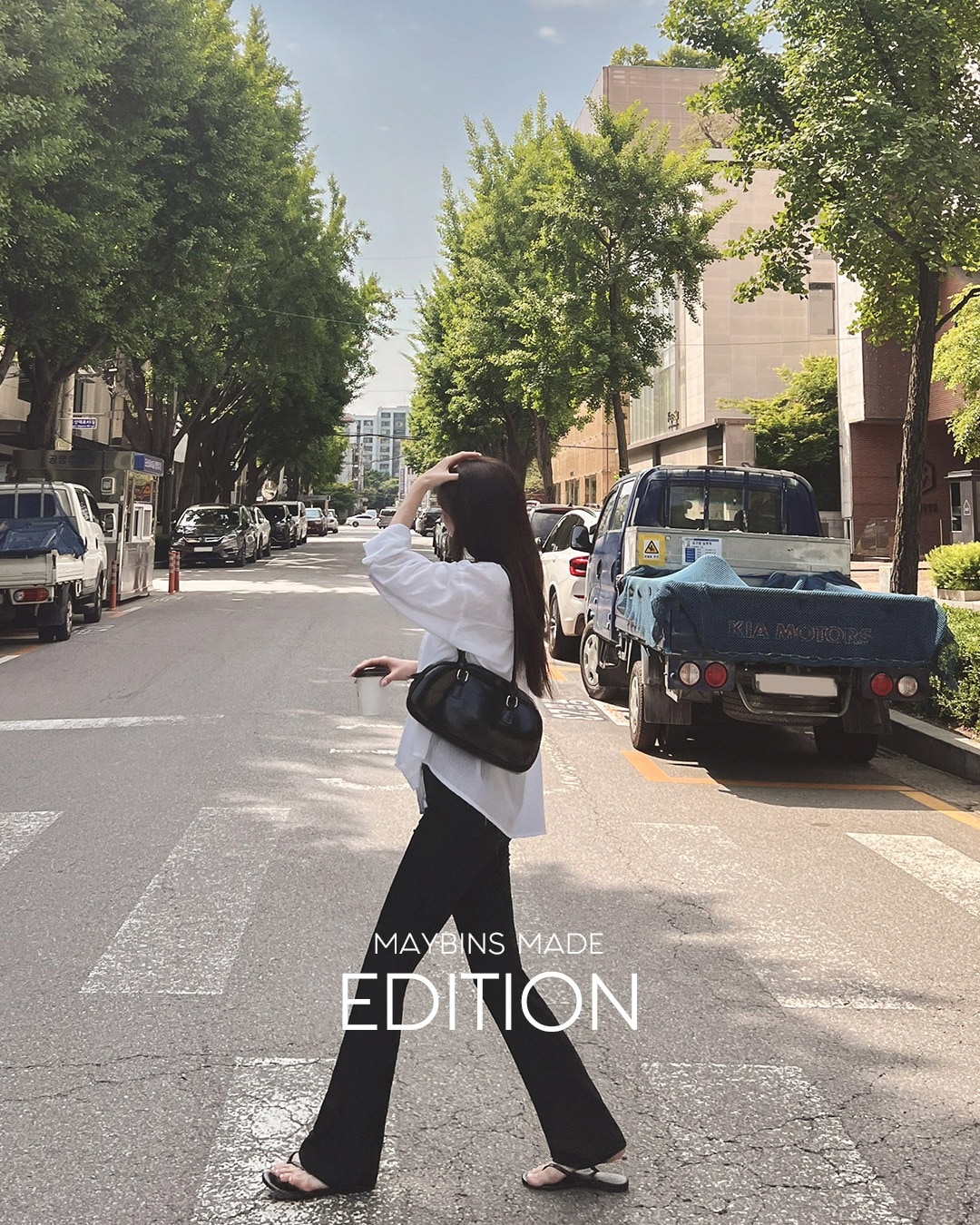 ストレッチブーツカットスラックス(ショート,ロング)韓国ファッション レディース