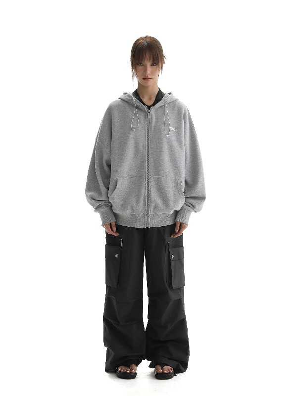 春と秋 フード付き ジッパー セーター カーディガン メンズ ゆったり トレンディ カップル カジュアル レトロ ジャケット イン