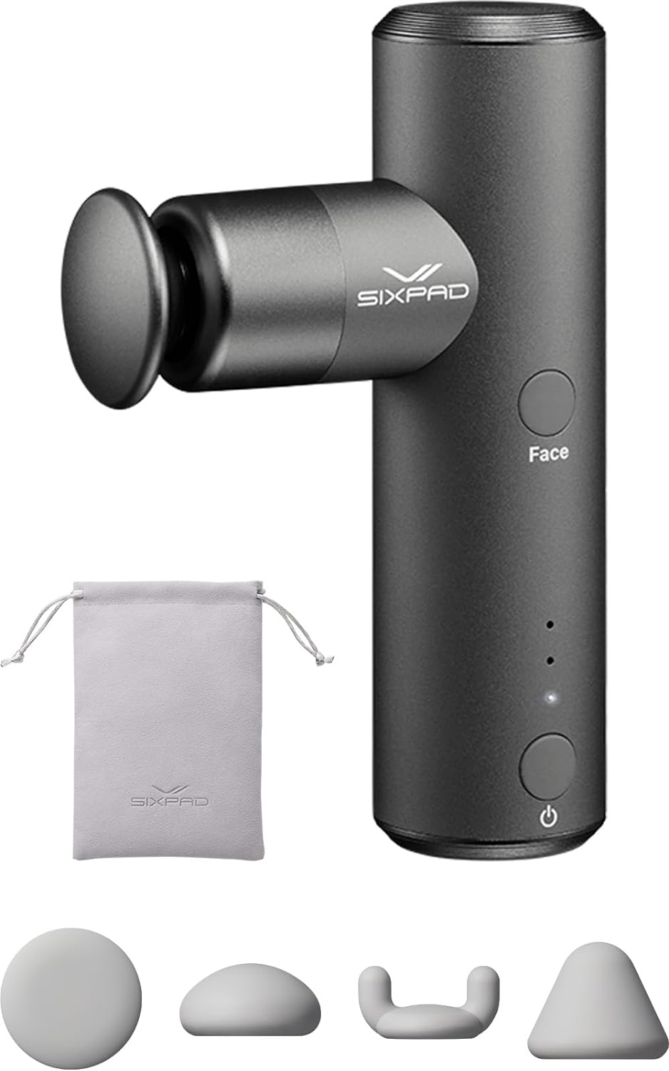 【公式ストア限定】シックスパッド パワーガンポケット/SIXPAD Power Gun Pocket (ブラック) 限定セット 筋膜リリースガン ハンディガン ハンディマッサージャー 軽量 ミニ