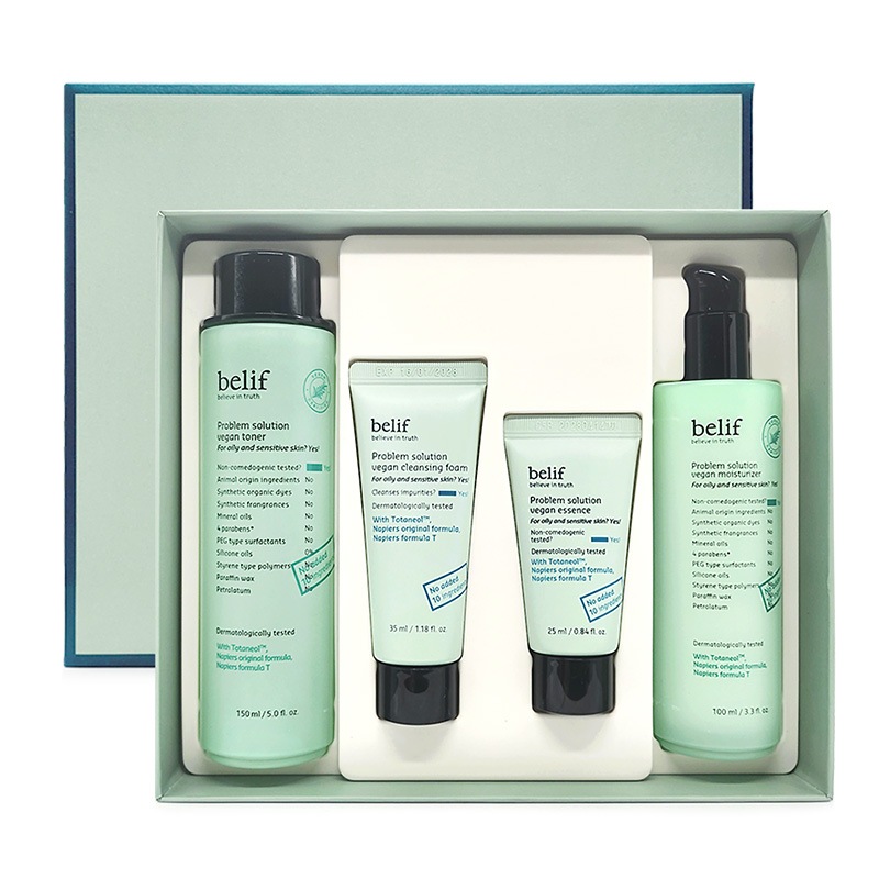 プラブレム ソリューション ヴィーガン化粧水 150mL / モイスチャライザー 100ml /빌리프 프라블럼 솔루션 비건 2종