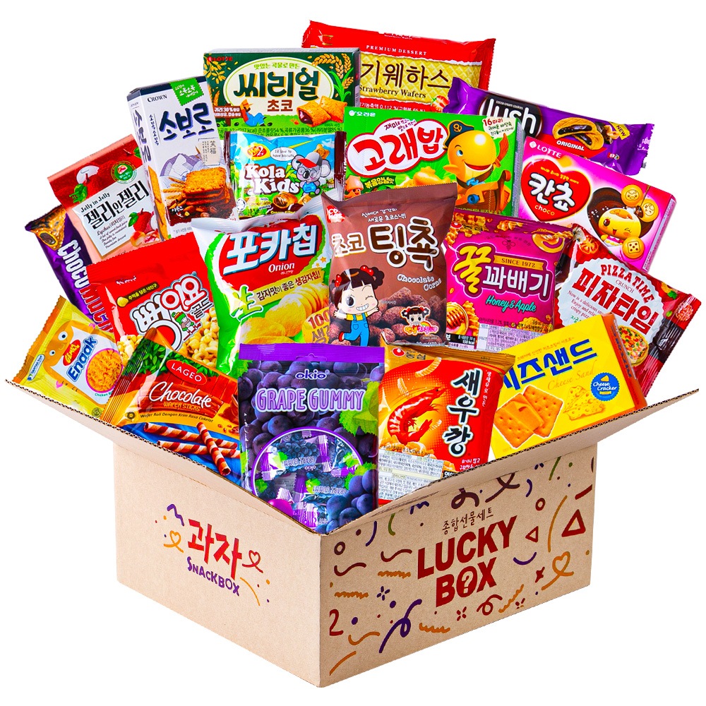 ラッキー 総合菓子 プレゼントボックス 1号 大容量 おやつ 学校 学生 職場 オフィス 教会 記念 イベント