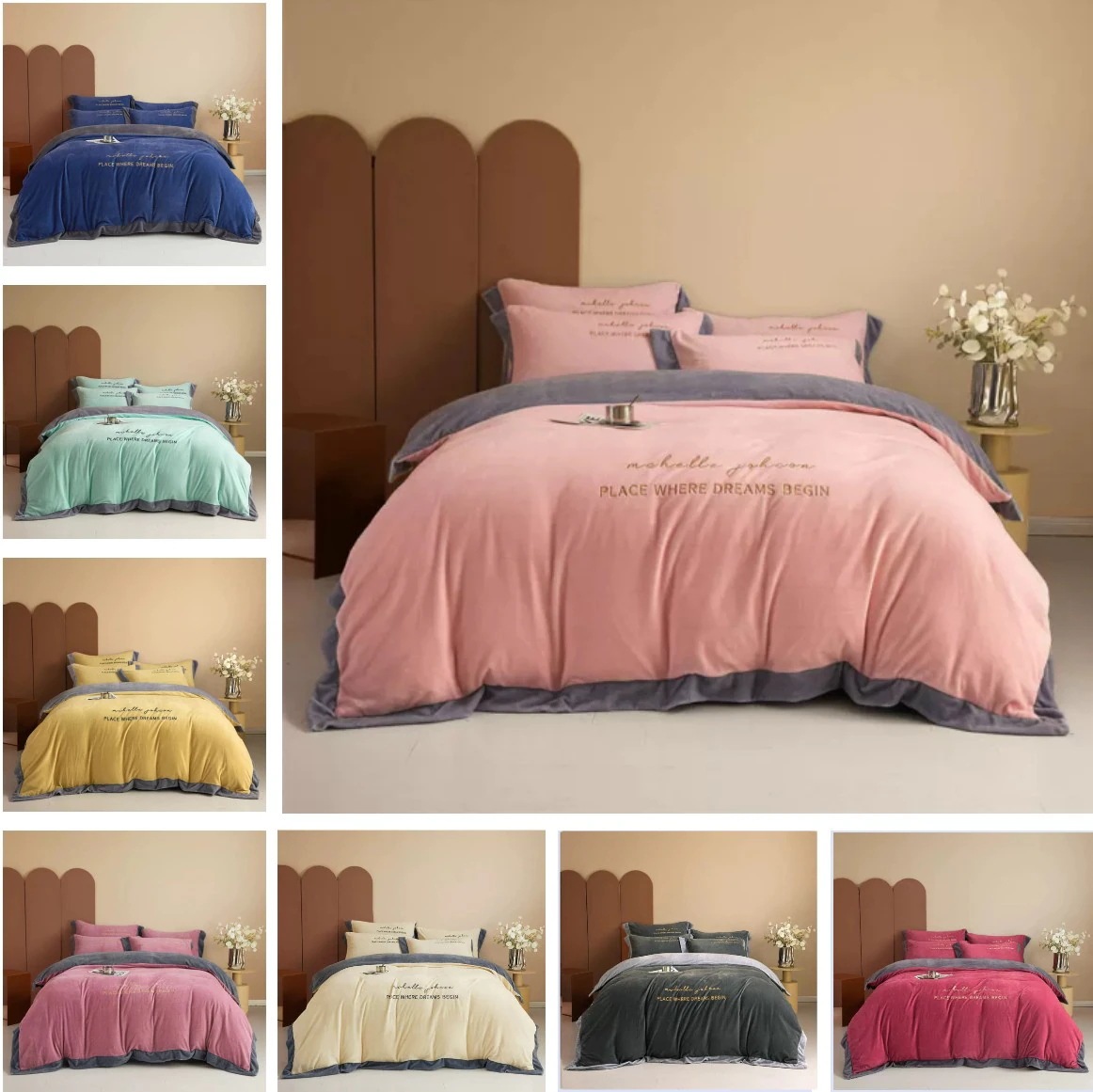 韓国ファッション 布団カバー 暖かい冬用 毛布 厚手 ベッドカバー ダブルサイズ 掛け布団カバー 抗菌防臭 洗える 寝具 ベッド用品 プレゼント シングル セミダブル ダブル クイーン