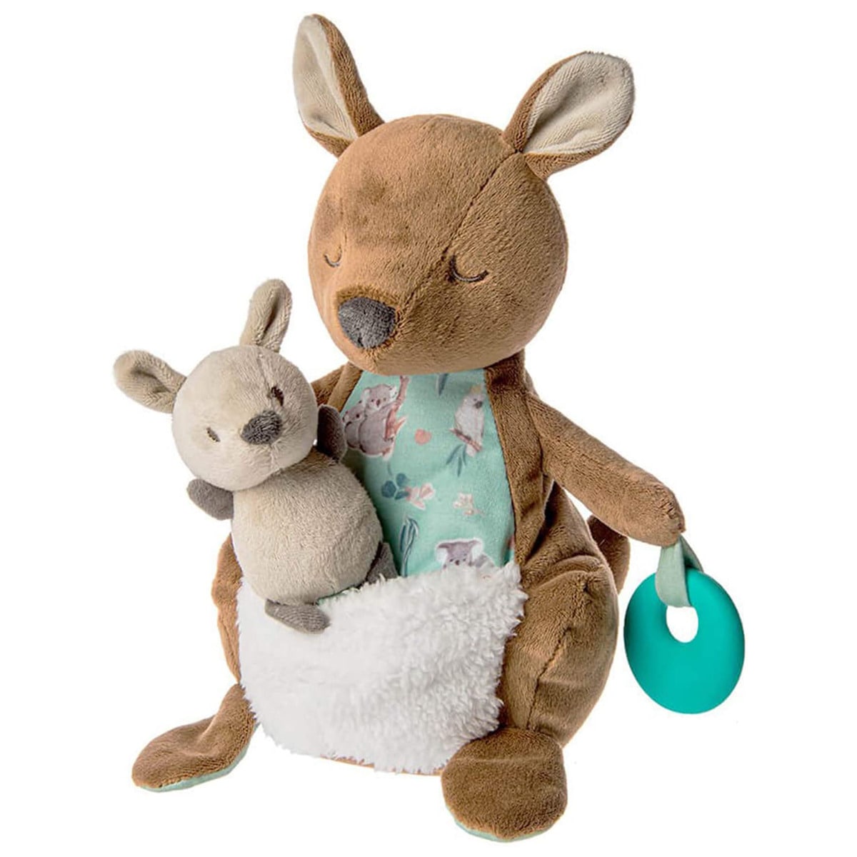 知育玩具 おもちゃ ぬいぐるみ アクティビティドール ダウンアンダーカンガルー 44115 ラトル おしゃぶり 動物 アニマル
