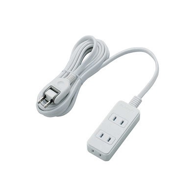 他サイト： エレコム　ELECOM　シャッタータップ 3個口 3m ホワイト　T-ST02N-2330WHの商品画像