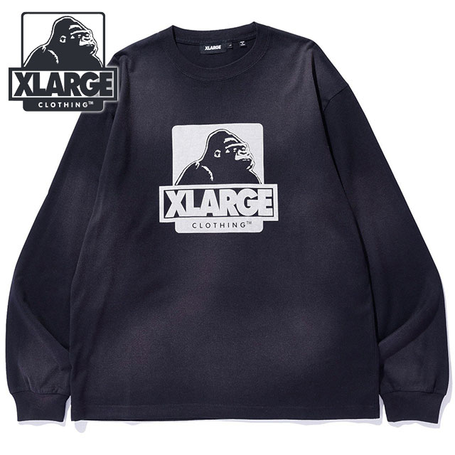 ロングスリーブTシャツ [101254011007] DISCHARGE PRINTED OG L/S TEE メンズ トップス 長袖 クルーネック ブラック 正規取扱店