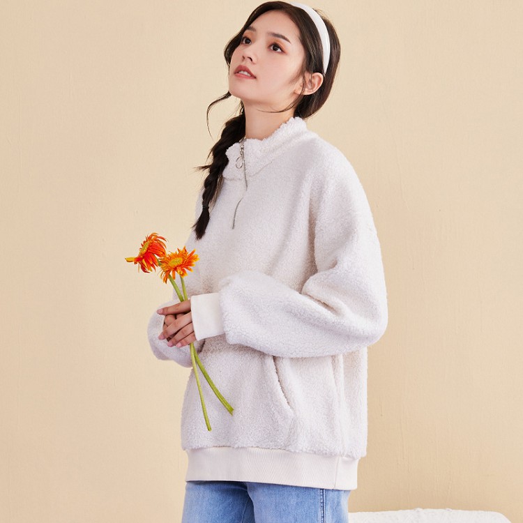 珍しい パーカー レディース きれいめ ショート丈 可愛い シンプル 暖かい フリース ボア スタンドカラー パーカー オプション2 L Www Viacaocatedral Com Br
