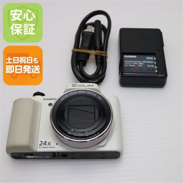 超美品 EX-H60 EXILIM ホワイト デジカメ CASIO 195